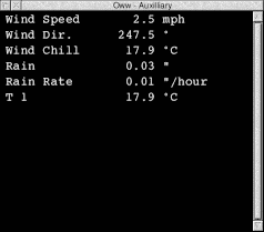 aux window - RISC OS